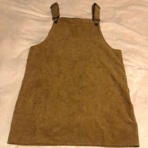 Cute corduroy overall dress